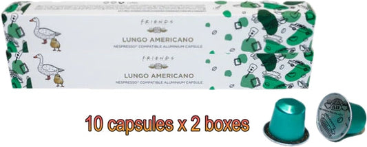 Friends-Lungo Americano-Coffee Capsule-Talent Alpha Limited-5g x 10 capsules x 2boxes-Talent Alpha-Talent Alpha Limited-Trung Nguyen咖啡-越南G7-中原咖啡-進口咖啡-Hong Kong Coffee Beans-咖啡膠囊-香港咖啡-智利葡萄酒-越南創意咖啡-香港咖啡粉-咖啡豆-Hong Kong Coffee-Vietnamese Creative Coffee-Vietnamese Coffee-HK coffee lovers-香港咖啡愛好者-掛耳咖啡-香港咖啡豆-咖啡師-紅酒-red wine-Hong Kong Wine-Coffee capsules-Hong Kong coffee-Chilean wine-Vietnam creative coffee-Hong Kong coffee powder-coffee beans